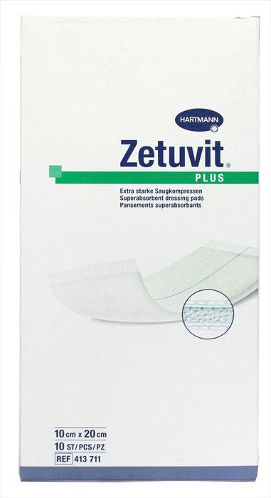 ZETUVIT PLUS DRESSING 10CM X 20CM, 10