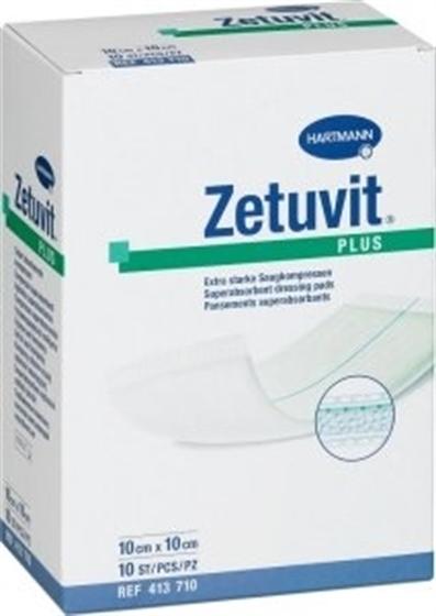 ZETUVIT PLUS DRESSING 10CM X 10CM, 10