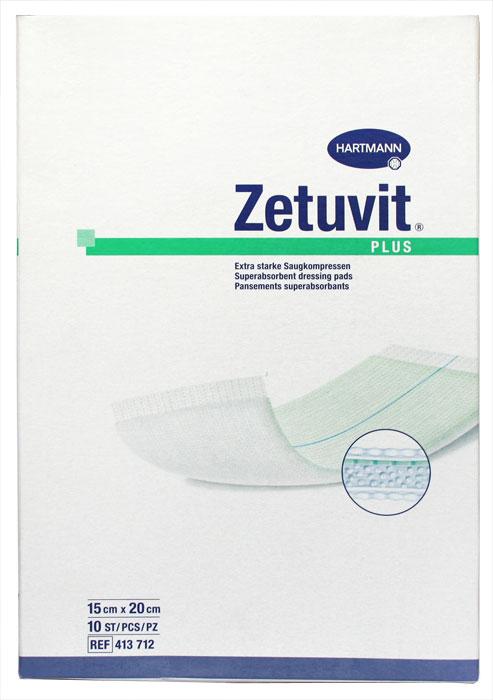 ZETUVIT PLUS DRESSING 10CM X 20CM, 10