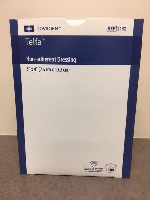 TELFA NON ADHERENT DRESSING 7.6CM X 10.2CM,100
