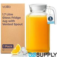 1.7L Glass Fridge Jug