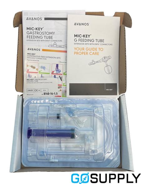 MIC-KEY Low Profile Balloon Gastrostomy Feeding Tube - Size: 14Fr Length: 1.7cm