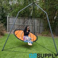 150cm Orange Mat Nest Swing with Swing Set Stand