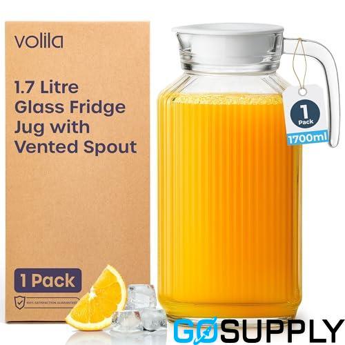 1.7L Glass Fridge Jug