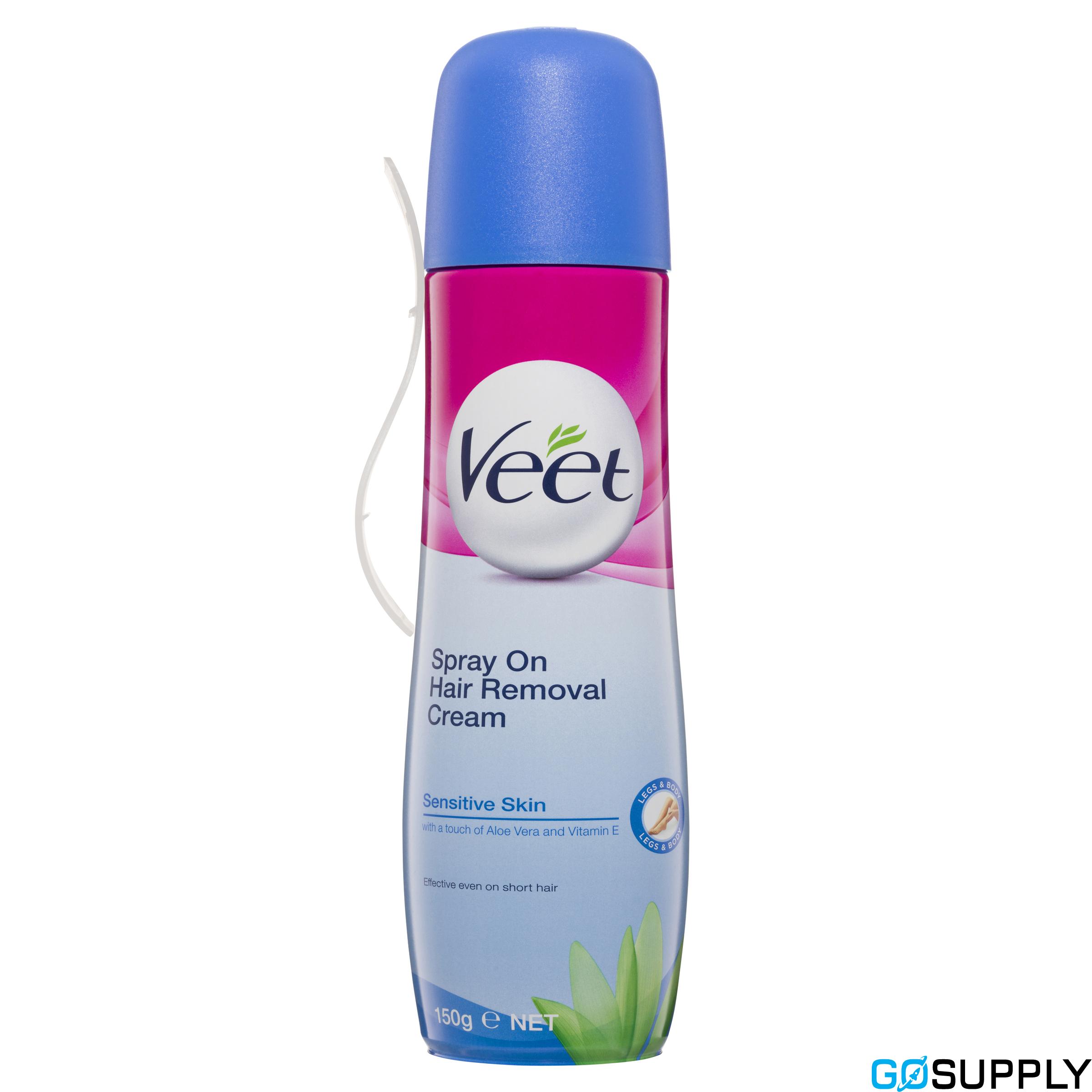 Veet Spray On Hair Removal Cream - Skin Type: Sensitive Skin Volume: 150g