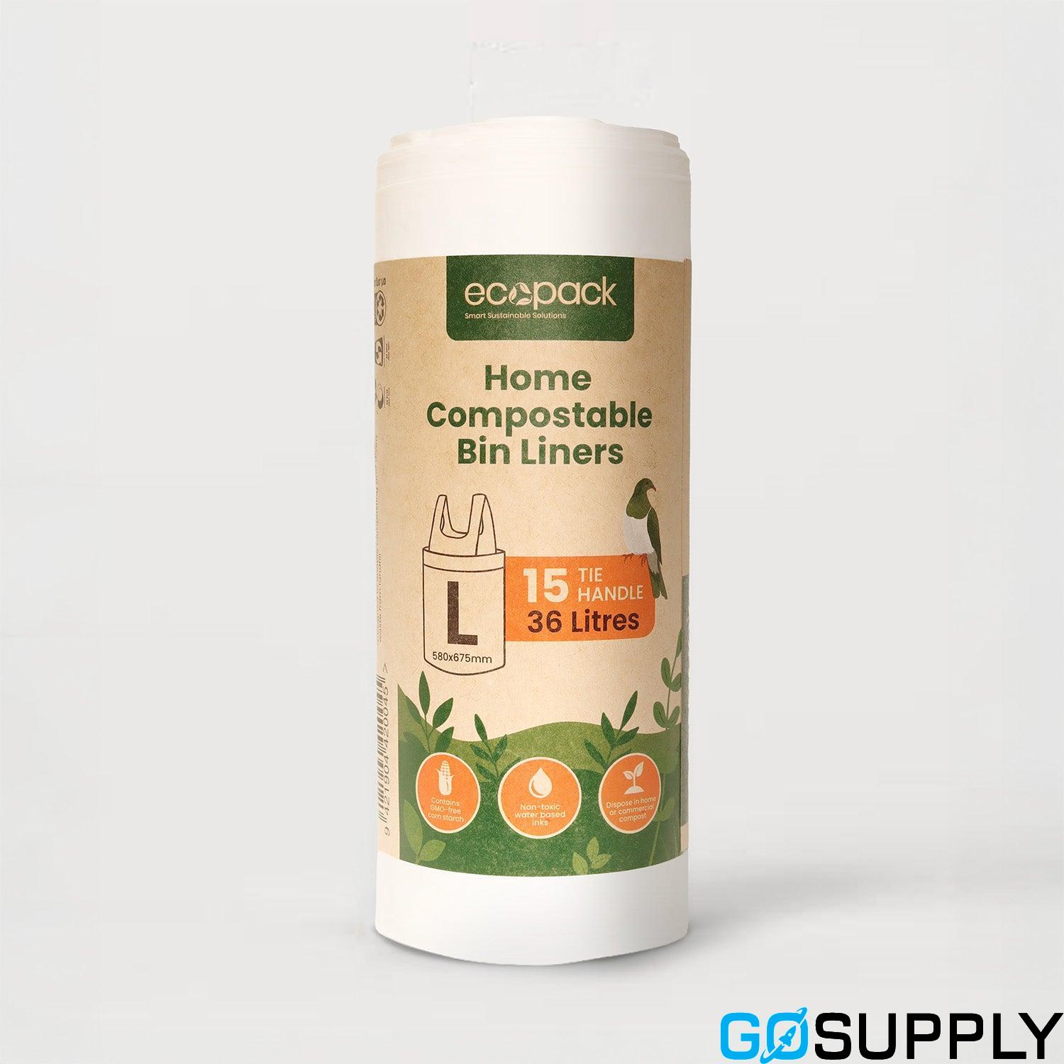 36L Large Compostable Bin Liners 