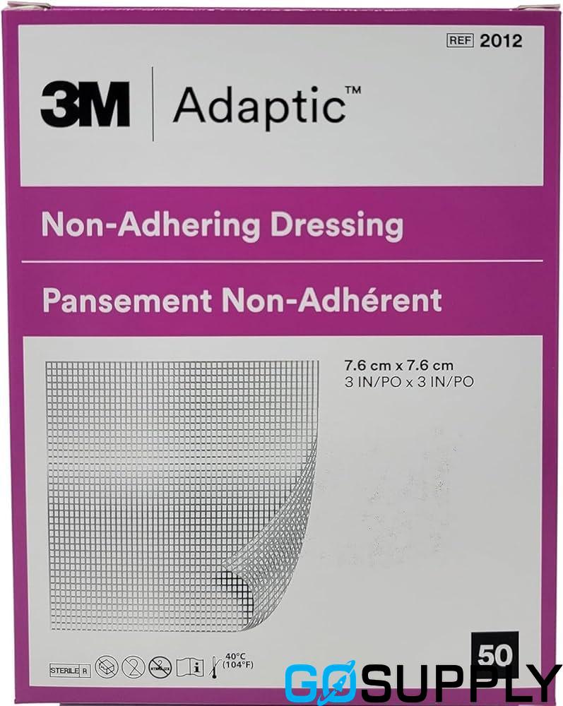 3M Adaptic Non-Adhering Dressing (PURPLE) (7.6cm x 7.6cm)