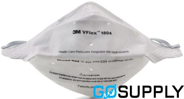 3M HEALTHCARE RESPIRATOR - Size: STD Model: 1804
