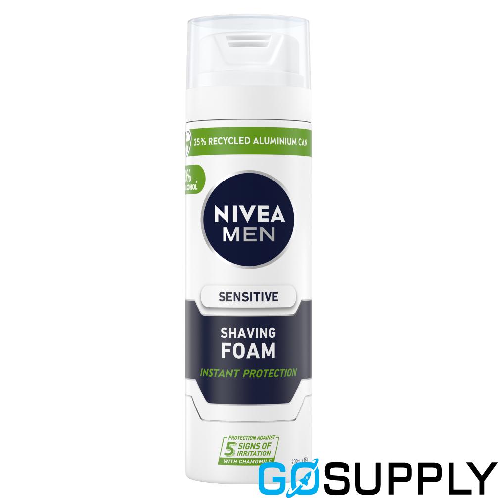 NIVEA Men Sensitive Shaving Foam - Volume: 200ml