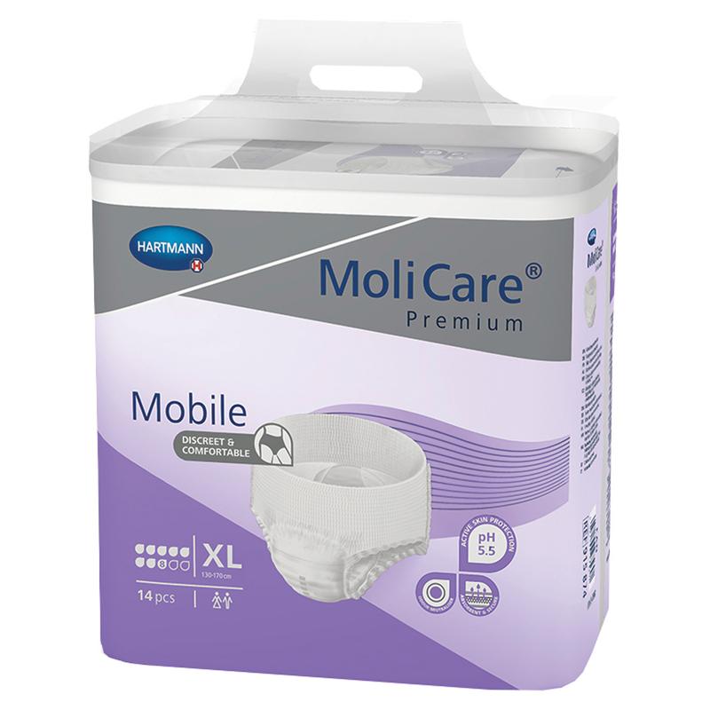 MOLICARE MOBILE SUPER - Absorbency: 8D Size: X-LARGE Pack Size: 4x14