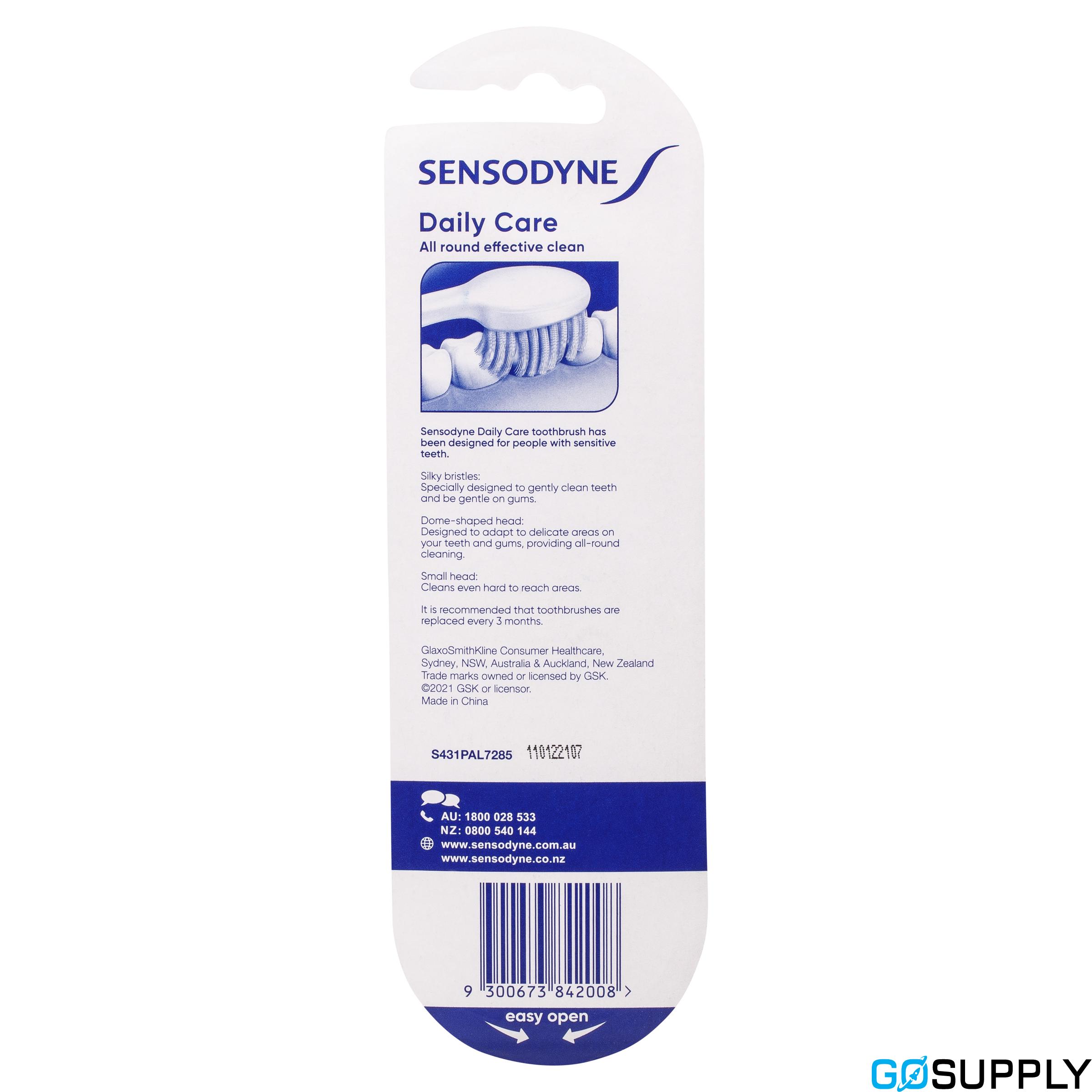 Sensodyne Daily Care Toothbrush - Type: Soft Pack Size: 3 pack