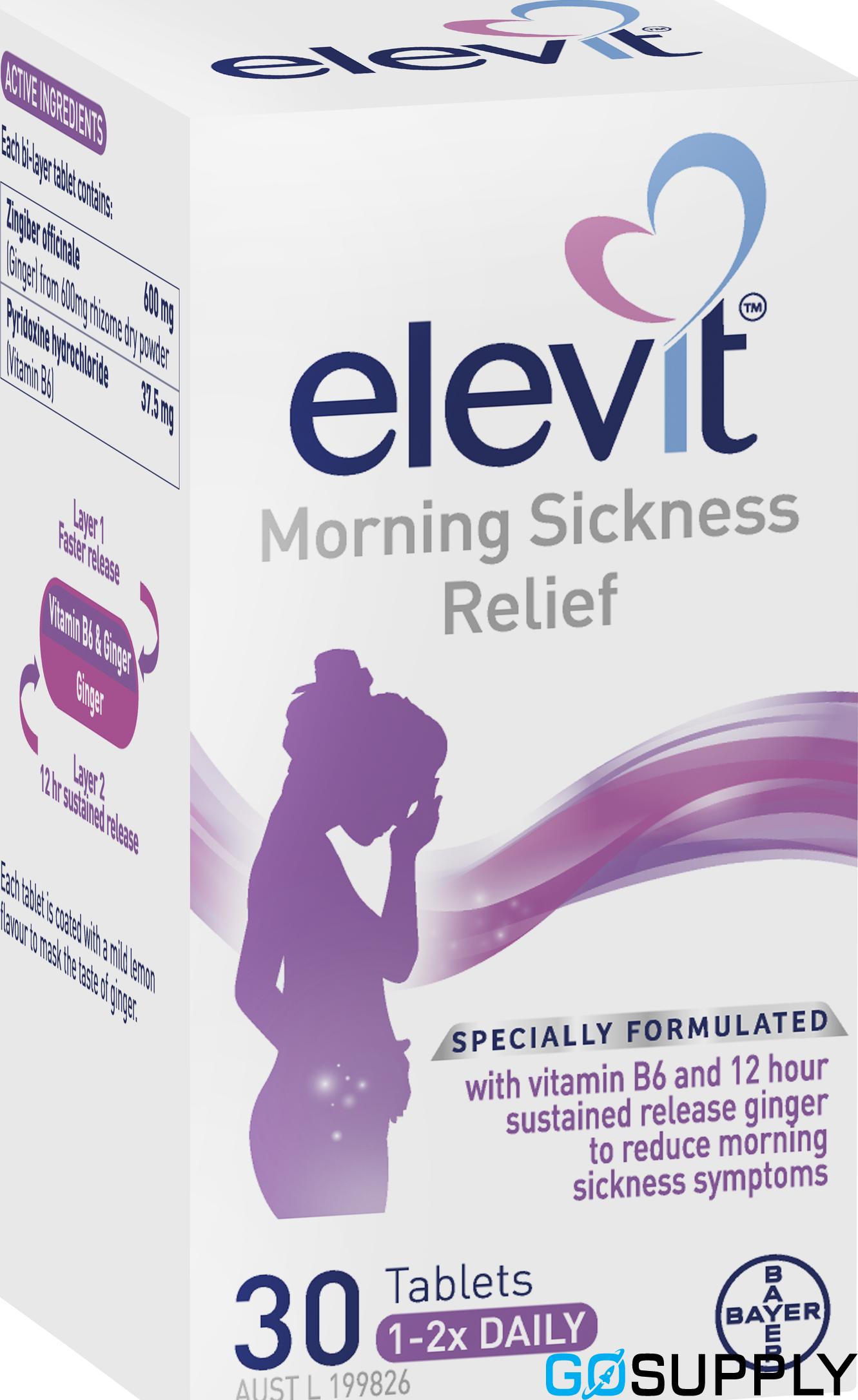 Elevit Morning Sickness Relief Tablets 30 pack (30 days)