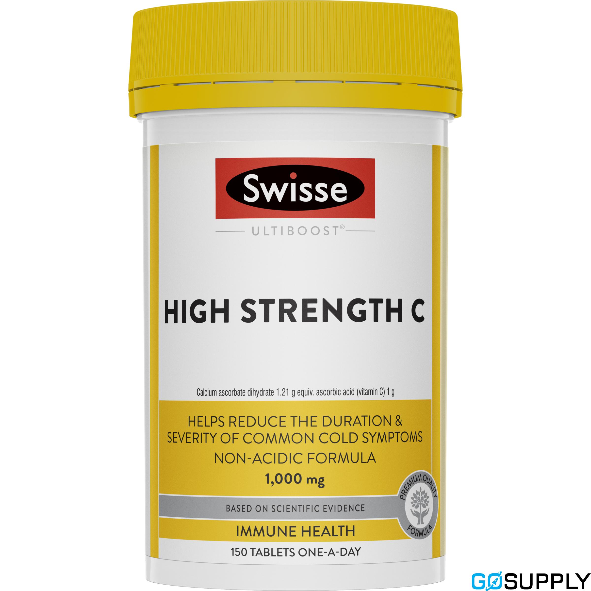 Swisse Ultiboost High Strength C - Pack Size: 150 Tablets