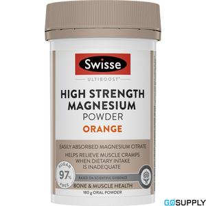 Swisse Ultiboost High Strength Magnesium Powder - Flavour: Orange