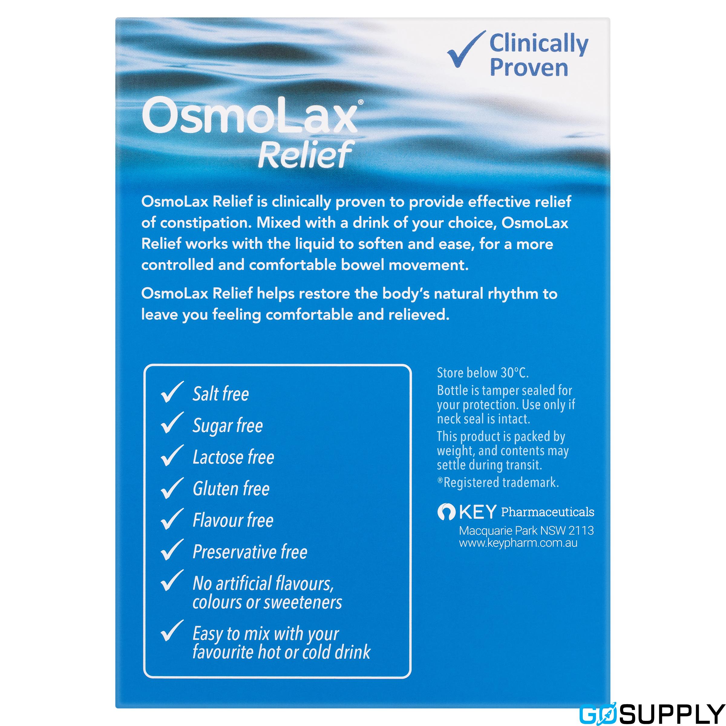 Osmolax Relief - Volume: 833g