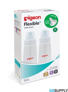 Pigeon Slim Neck PP Baby Feeding Bottle - Pack Size: 2 x 240mL - Packet (2 Single)