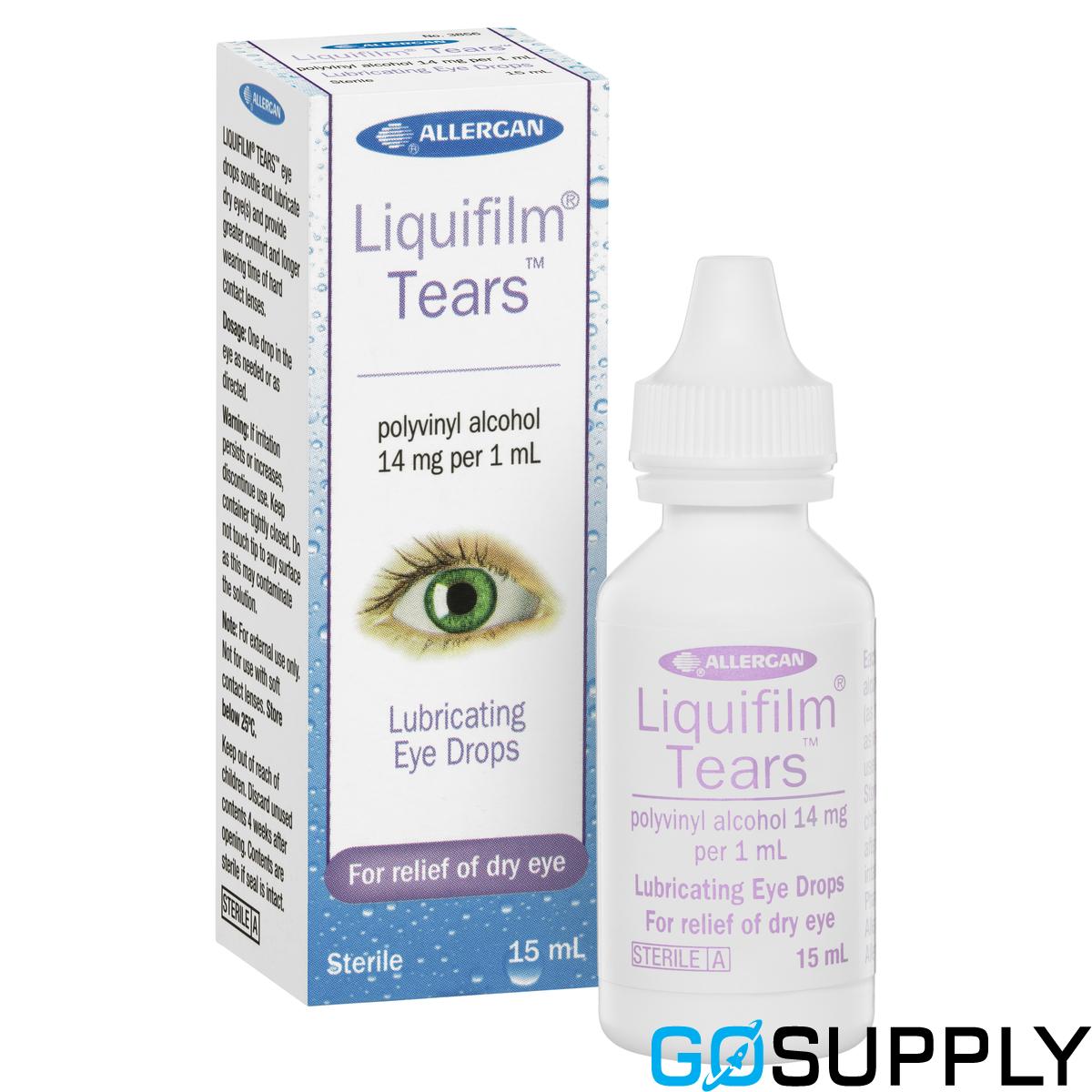 Liquifilm Tears Lubricating Eye Drops - Volume: 15mL