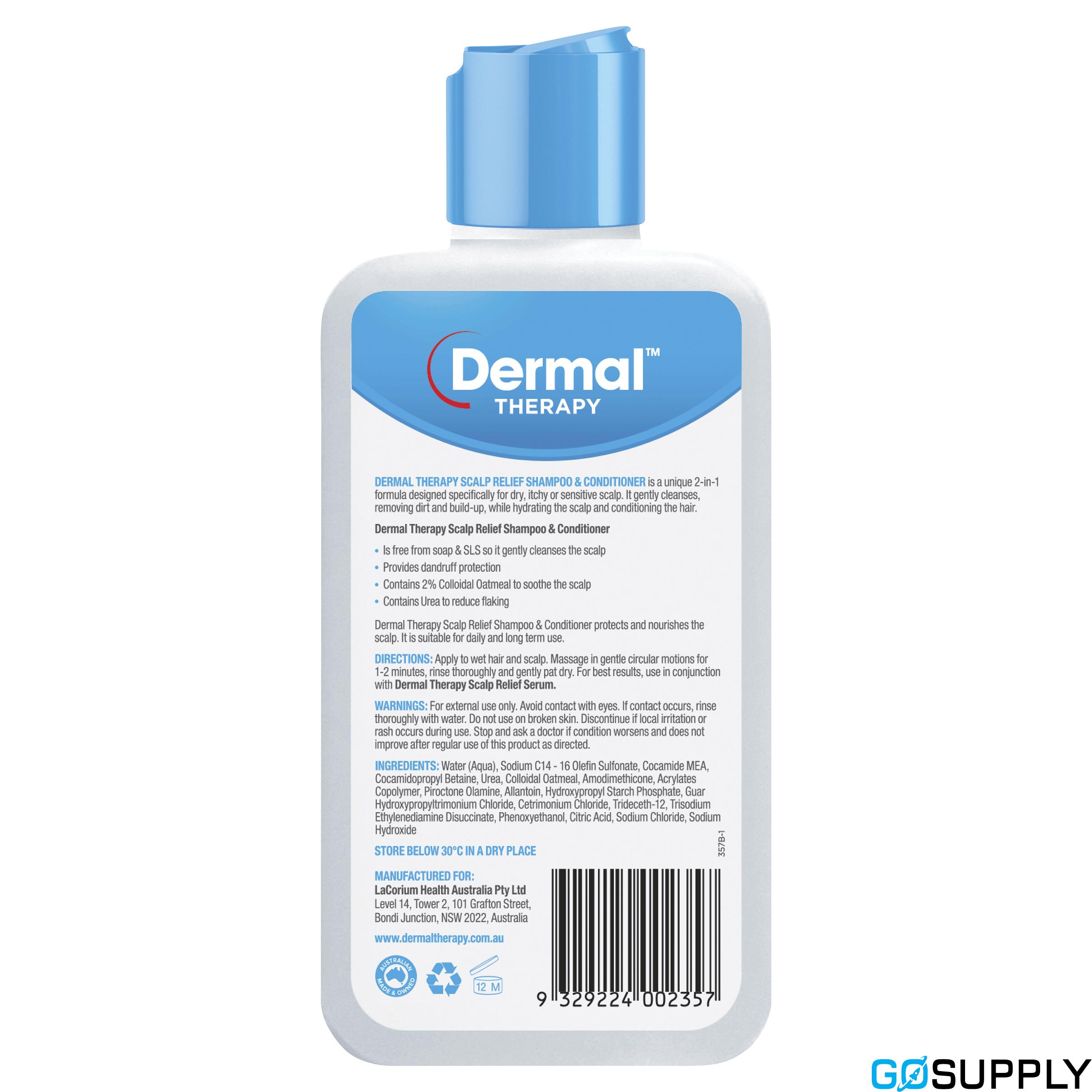 Dermal Therapy Scalp Relief Shampoo & Conditioner - Volume: 210mL