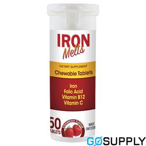 Iron Melts - Pack Size: 50 Chewable Tablets