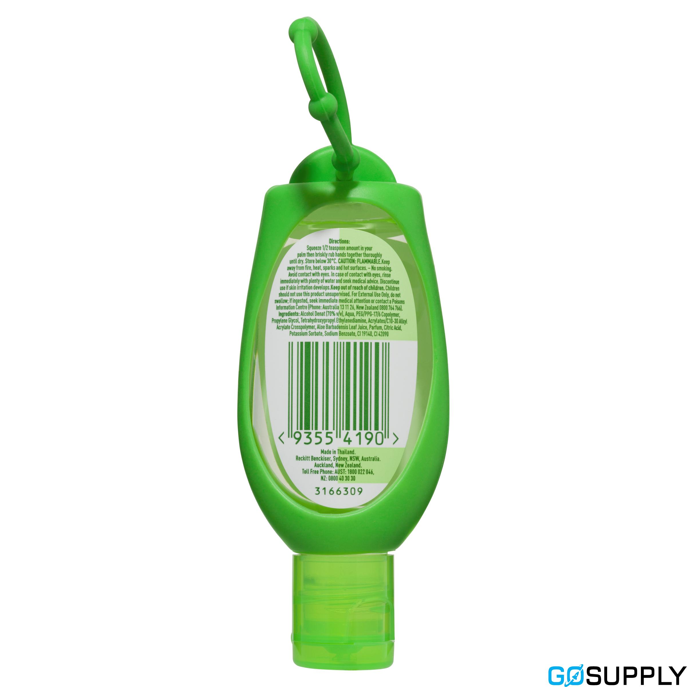 Dettol Healthy Touch Liquid Antibacterial Instant Hand Sanitiser - Type: Refresh Green Clip Volume: 50mL