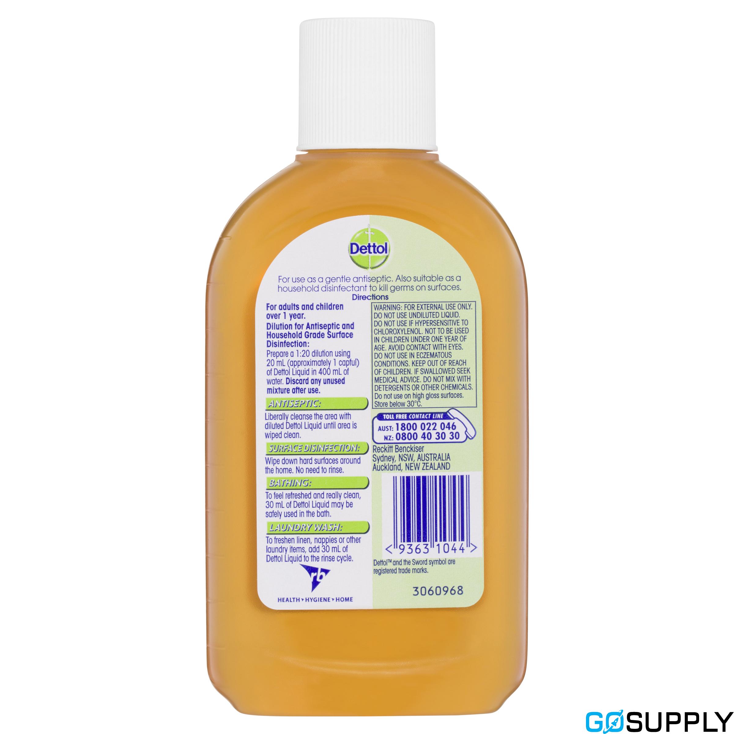 Dettol Antiseptic Antibacterial Disinfectant Liquid - Volume: 250ml