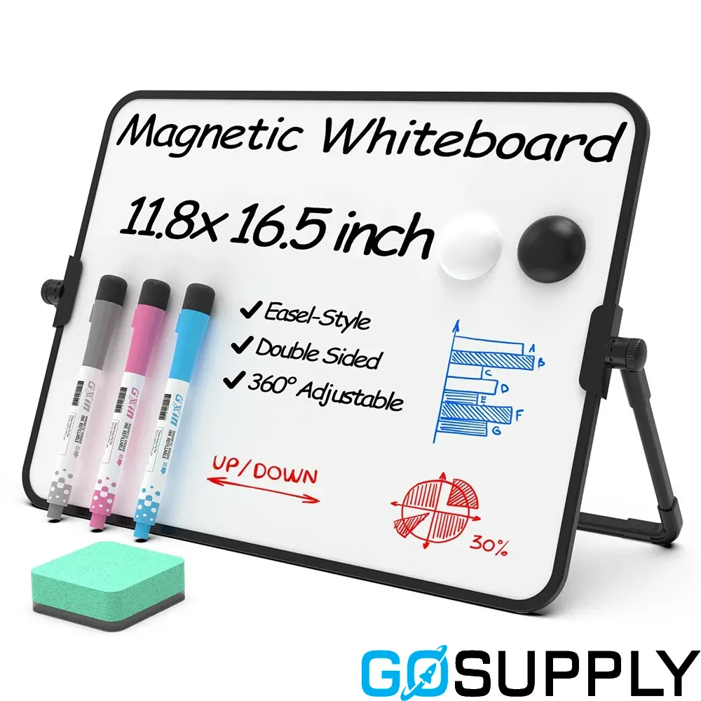 A3 Magnetic Dry Erase Whiteboard with Stand