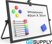 A3 Magnetic Dry Erase Whiteboard with Stand