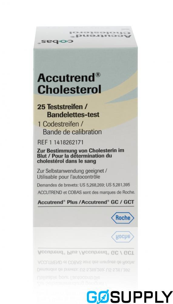 ACCUTREND CHLOESTROL STRIPS - Pack Size: 25