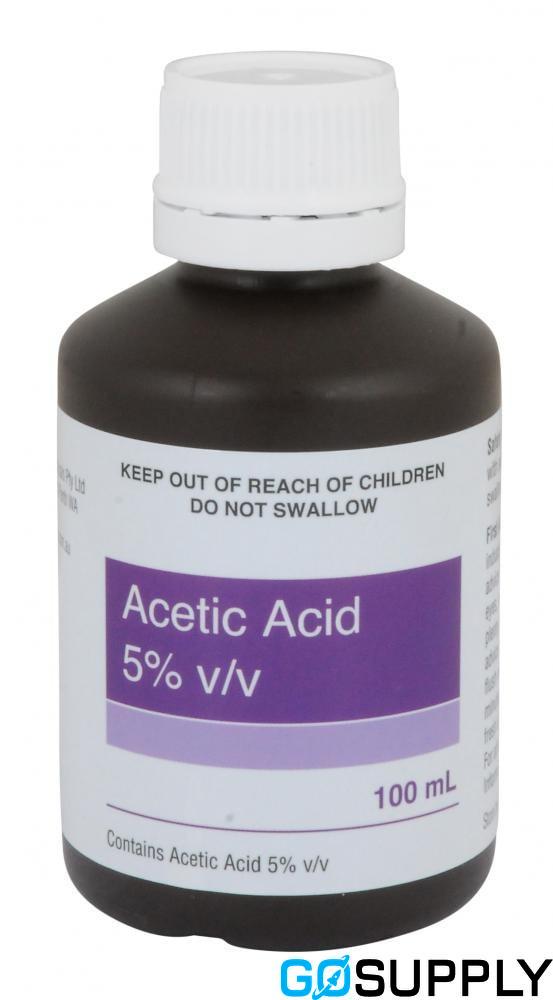 ACETIC ACID SOLN - Volume: 100ML Concentration: 5%