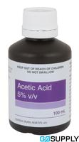 ACETIC ACID SOLN - Volume: 100ML Concentration: 5%