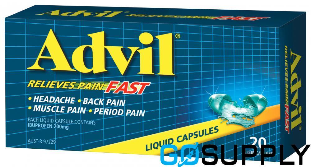 ADVIL - Type: LIQ CAP Strength: 200MG