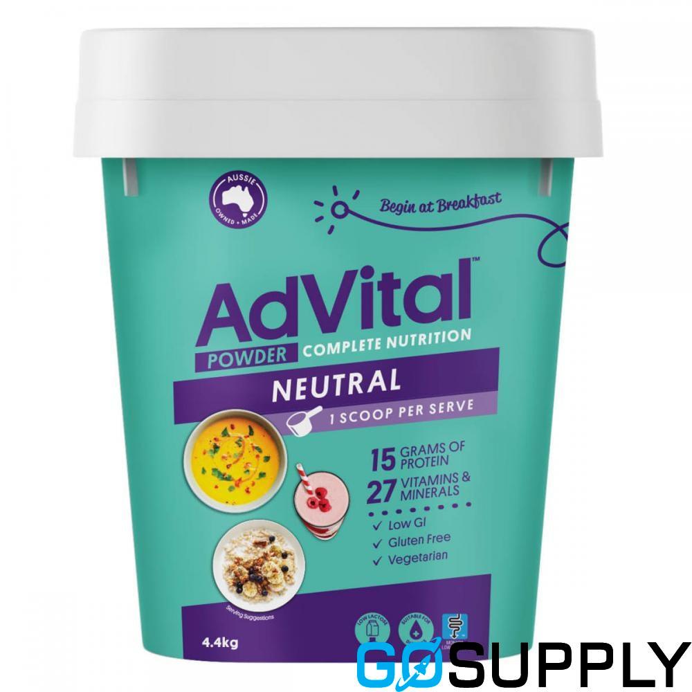 ADVITAL POWDER COMPLETE NUTRITION - Weight: 4.4KG Flavour: Neutral