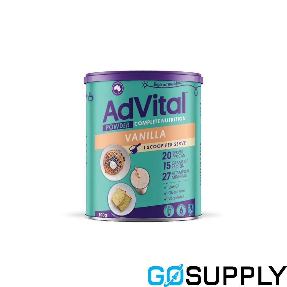 ADVITAL POWDER COMPLETE NUTRITION - Weight: 500GM Flavour: Vanilla