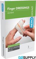 AERO FINGER DRESSING - Type: Latex Free, Non Stock Bandage - Packet (3 Single)