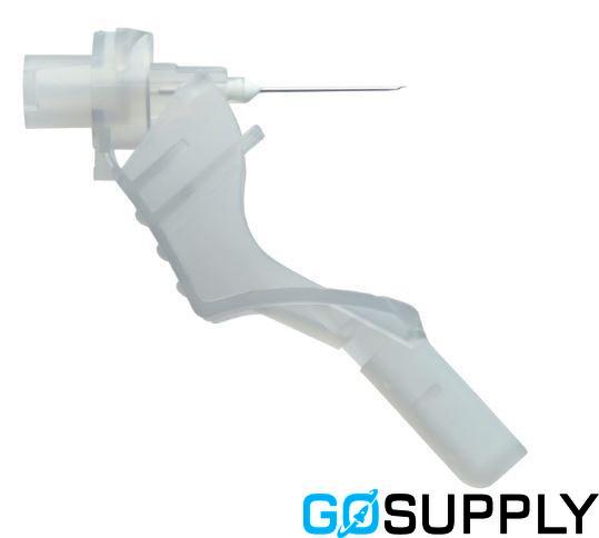 AGANI SAFETY NEEDLE - Color: Grey Gauge: 27G Length: 13MM