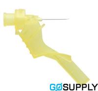 AGANI SAFETY NEEDLE - Color: Yellow Gauge: 30G Length: 13MM - Packet (100 Single)