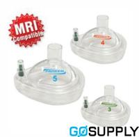 AIR CUSHION MASK MRI SAFE VLVE - Size: NO.4 SMALL ADULT Color: RED