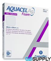 AQUACEL AG FOAM DRESSING - Size: 20CM X 20CM Adhesive: Non-Adhesive - Packet (5 Single)
