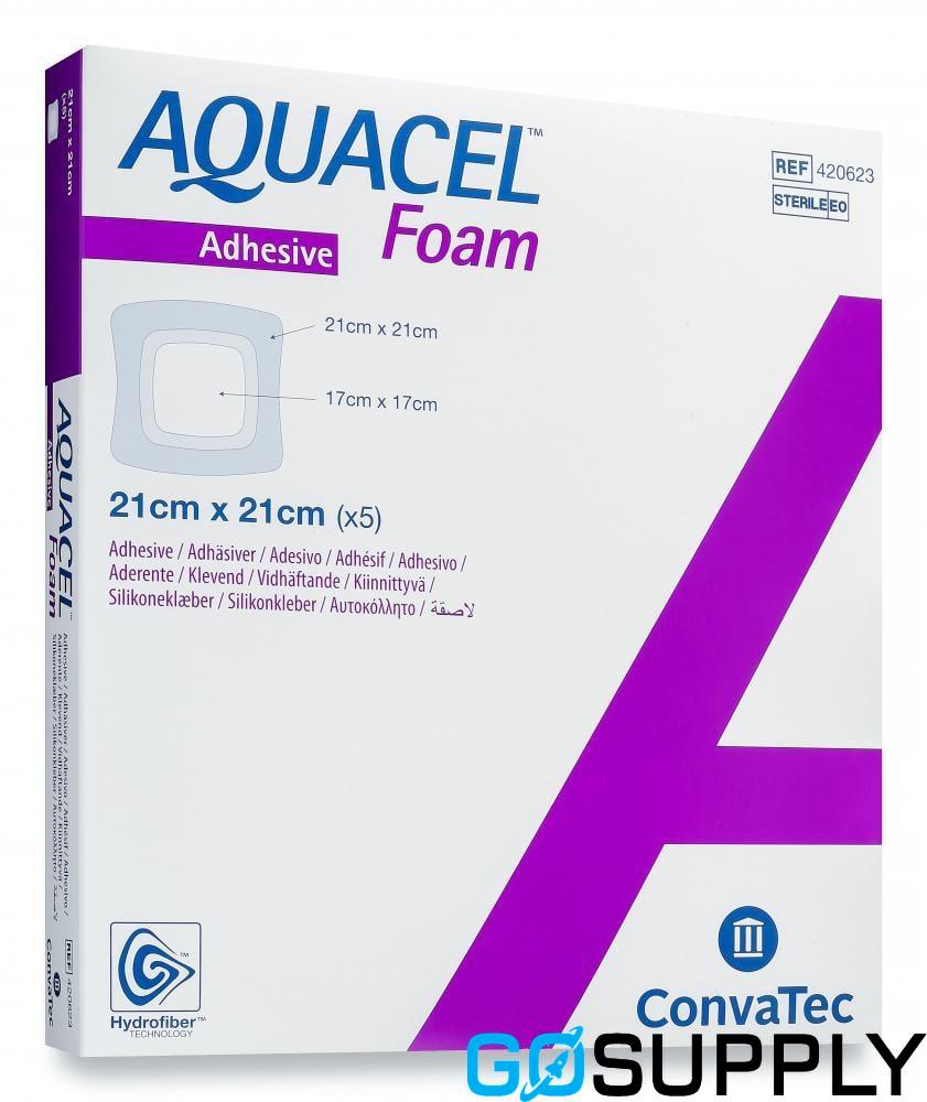 AQUACEL FOAM - Size: 21x21cm Type: Adhesive