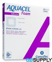 AQUACEL FOAM - Size: 21x21cm Type: Adhesive - Packet (5 Single)
