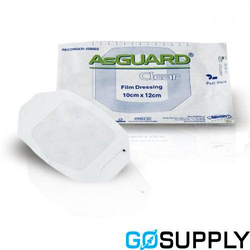 ASGUARD CLEAR FILM DRESSING - Size: 10cm x 12cm