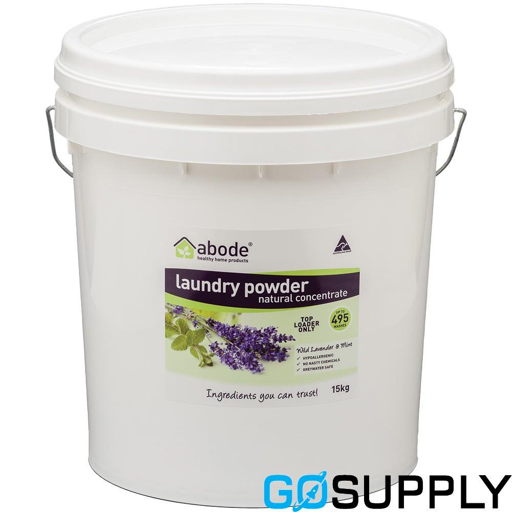 Abode Laundry Powder (Front & Top Loader) - Weight: 15kg Fragrance: Wild Lavender & Mint