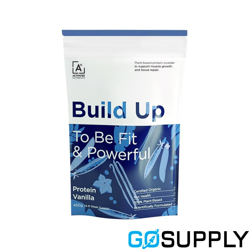 Activated Nutrients Organic Protein - Type: Build Up Weight: 450g Flavour: Vanilla
