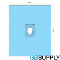 Adhesive Aperture Surgical Drape (Small · Square) - Carton