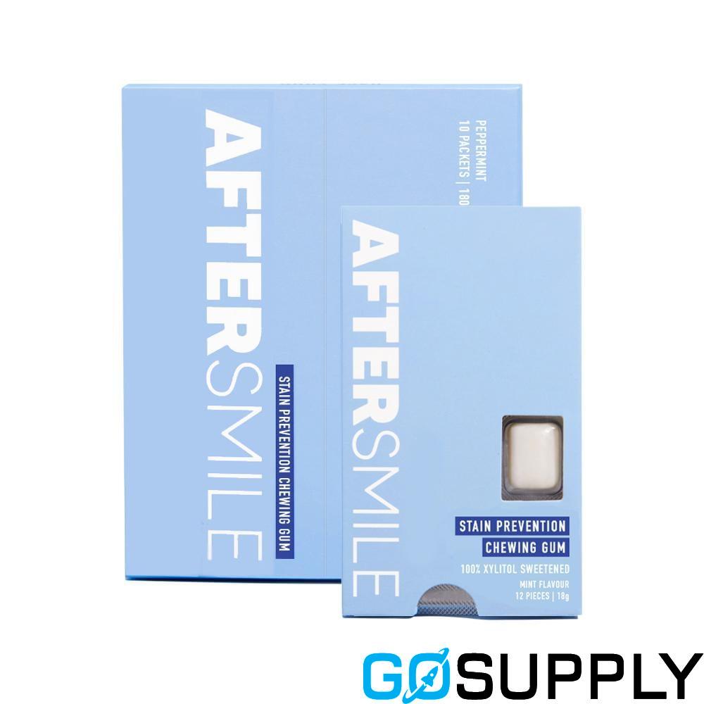 Aftersmile Xylitol Oral Care Chewing Gum - Flavour: Peppermint Purpose: Stain Prevention