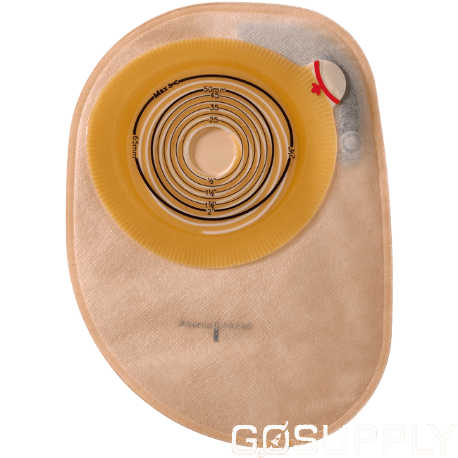 Alterna Comfort 1 Piece Closed Bag - Convexity: Shallow Volume: 350ml Pre-cut Size: 25mm Color: Opaque
