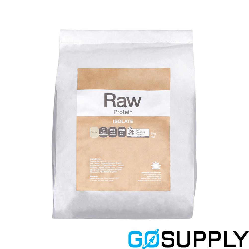 Amazonia Raw Protein Organic Isolate - Weight: 5kg Flavour: Vanilla