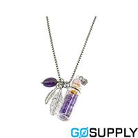 Amrita Court Aroma Necklace - Crystal Type: Amethyst