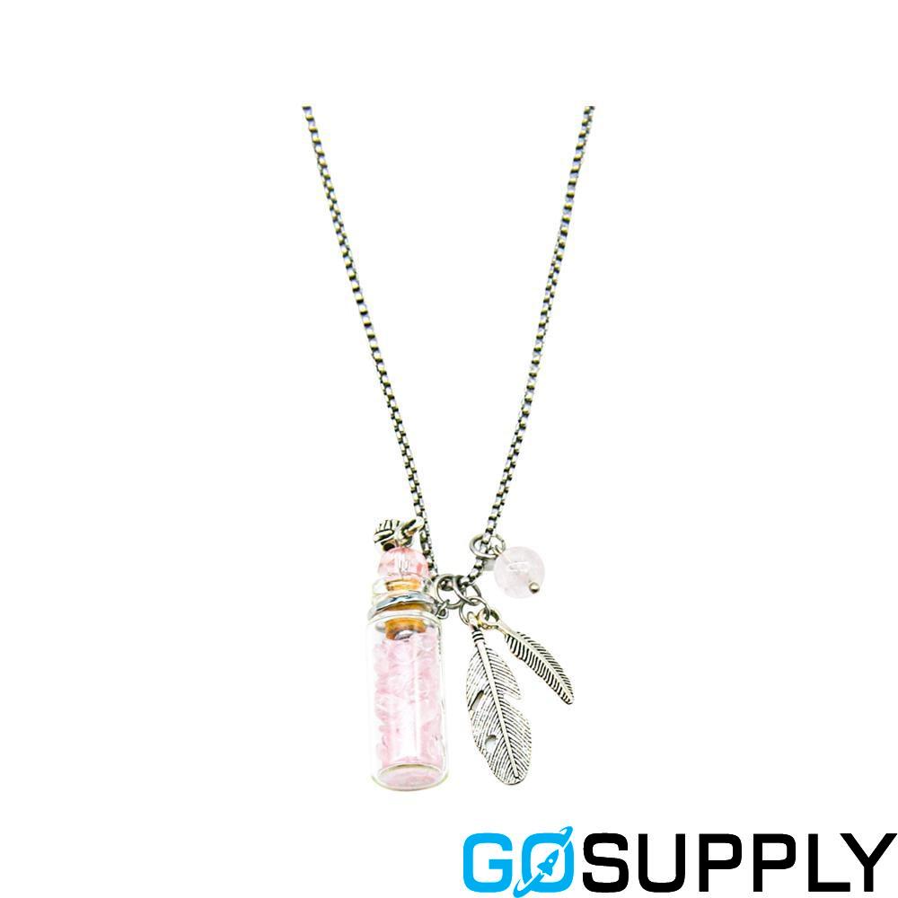 Amrita Court Aroma Necklace - Crystal Type: Rose Quartz
