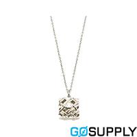 Amrita Court Aroma Necklace - Design: Chest Material: White Gold Essential Oil: Purify Essential Oil 10ml